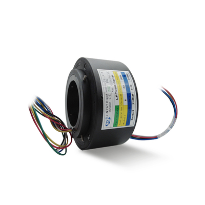 6 Circuit 15A Hollow Bore Slip Ring 80mm Hole 240V