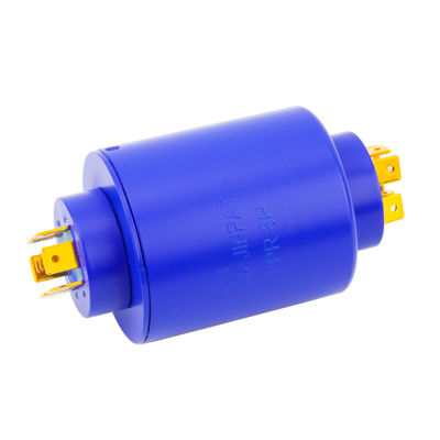 Industrial Machinery Cable Reel Rotary Slip Ring 300rpm 8 Circuit 380V 5A 20A