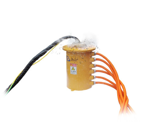 Ротационное кольцо с двойным напряжением 1000VAC/24V и силовыми цепями мощностью 4×300A для тяжелого ротационного бурового оборудования