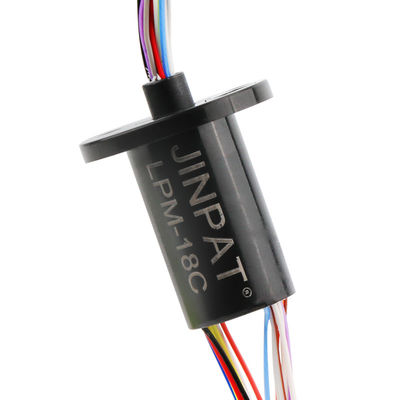 18-контактное капсульное кольцо скольжения 250 об/мин с контактами золото-золото для механических манипуляторов и биохимических анализаторов