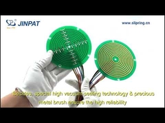 Плоский контактный кольцо блинового типа, маршрутизация 5A, 2 цепи, для кабельных барабанов